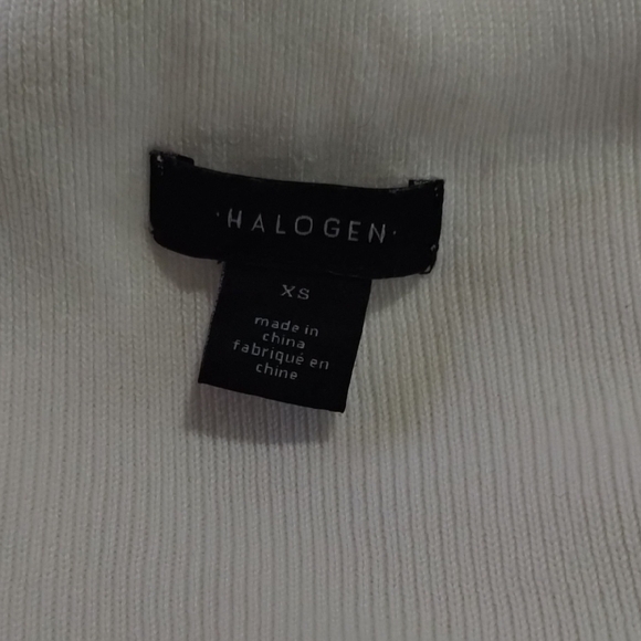 Halogen Women's XS Knit Pullover Sweater Top Contrast - Picture 2 of 2
